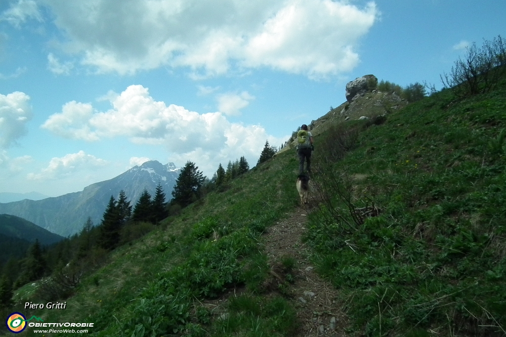 46 Saliamo dal Passo (1940 m.)....JPG